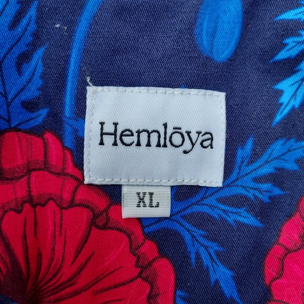 Hemloya Lena Shirt In POPPY print - Picture 2 of 6